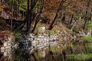 Photo credit to Dave Soete, as he captured it this past week and “was fascinated with the lighting on the old stone walls".